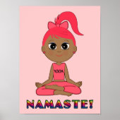 Yoga Namaste Poster (Voorkant)