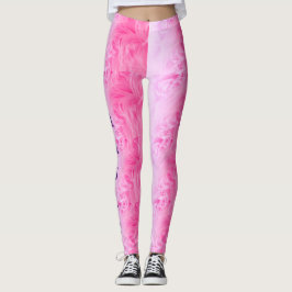 Yoga Namaste Roze Paarse Chic Moderne Sjabloon Leggings