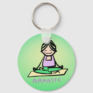 Yoga Namaste Sleutelhanger