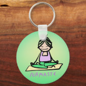 Yoga Namaste Sleutelhanger (Voorkant)
