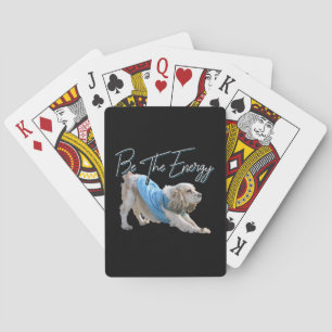 Yoga Neerwaartse Hond - Wees de Energie Quote Pokerkaarten