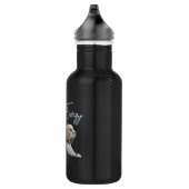 Yoga Neerwaartse Hond - Wees de Energie Quote Waterfles (Rechts)
