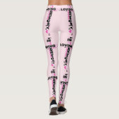 Yoga negeert Leggings in het liefhebben van geheug (Achterkant)