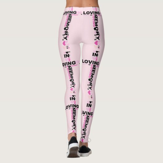Yoga negeert Leggings in het liefhebben van geheug (Achterkant)