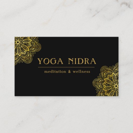 Yoga Nidra Instructor Visitekaartje (Voorkant)