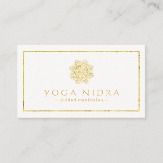 Yoga Nidra Visitekaartjes (Voorkant)
