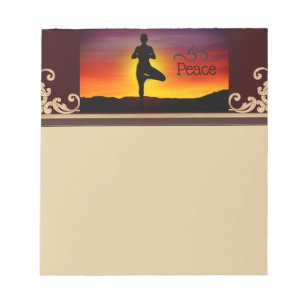 Yoga-notebook Notitieblok