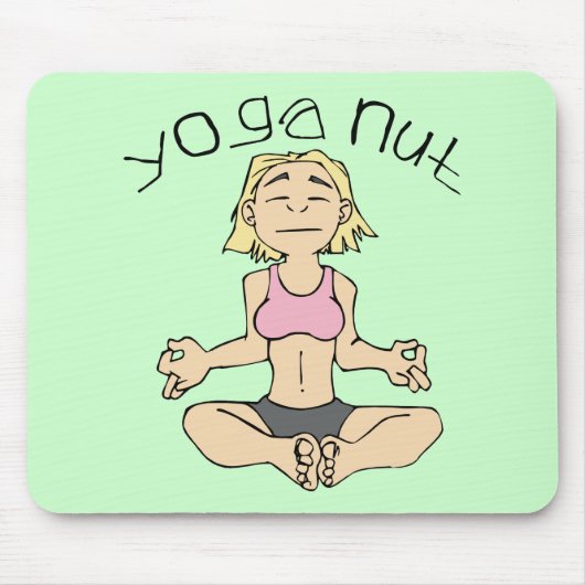 Yoga Nut Yogi Gear Muismat (Voorkant)