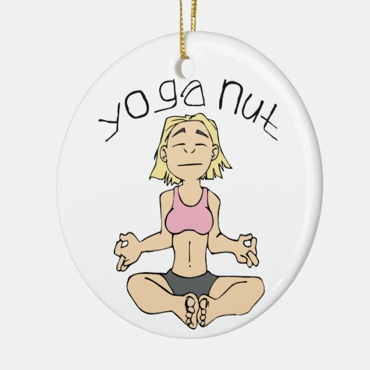 Yoga Nut Yogi Ornament (Links)