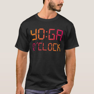 YOGA O'Clock Grappige Yoga T-shirt