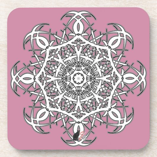 Yoga Octa Glyph Dawn Onderzetter (Voorkant)