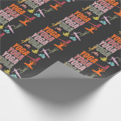 YOGA-oefening. Cadeaupapier (Hoek)