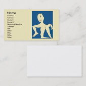 Yoga, Oefening, Gym, , Voeg tekst toe Visitekaartje (Voorkant / Achterkant)