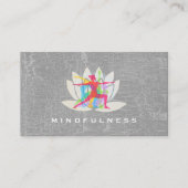 Yoga Oefeningen | Lotus Bloem Visitekaartje (Voorkant)