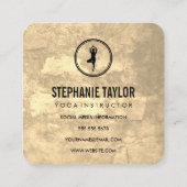 Yoga Oefeningen | Meditatie Vierkante Visitekaartje (Achterkant)