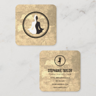 Yoga Oefeningen   Meditatie Vierkante Visitekaartje