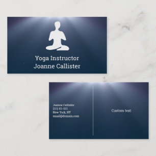 Yoga of Pilates Instructor Visitekaartje