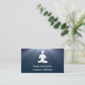 Yoga of Pilates Instructor Visitekaartje (Staand voorkant)