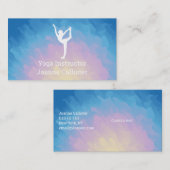 Yoga of Pilates Instructor Visitekaartje (Voorkant / Achterkant)