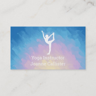 Yoga of Pilates Instructor Visitekaartje