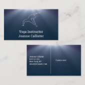 Yoga of Pilates Instructor Visitekaartje (Voorkant / Achterkant)
