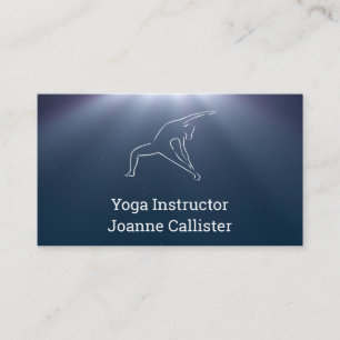 Yoga of Pilates Instructor Visitekaartje