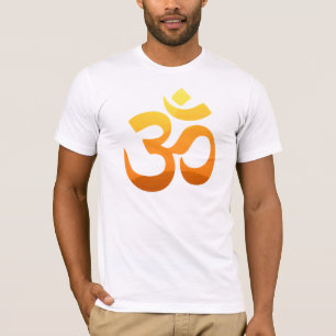 Yoga Om Mantra Symbol Asana Relax Meditation Manne T-shirt