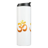 Yoga Om Mantra Symbol Gold Sun Asana Meditation Thermosbeker (Gedraaid links)