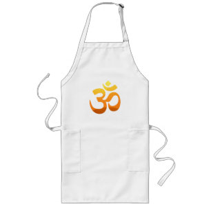 Yoga Om Mantra Symbol Gold Sun Asana Relax Lang Schort