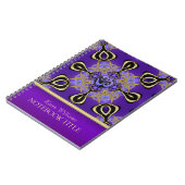 Yoga Om Paarse Eastern Inspirations Notitieboek (Linkerzijde)