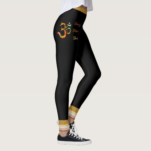 Yoga Om Shanti Leggings (Rechts)