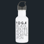 Yoga omdat ze mensen die gevist zijn, bestraffen waterfles<br><div class="desc">Door opnieuw gedefinieerde Design</div>