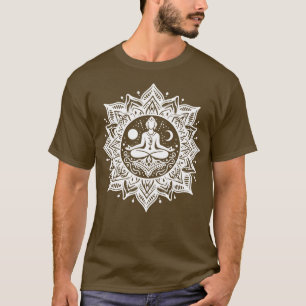 yoga-ontwerp t-shirt