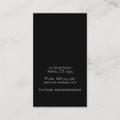 Yoga-ontwerp Visitekaartje (Achterkant)