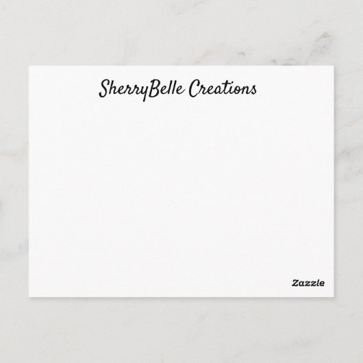 Yoga op het strand Briefkaart (Achterkant)