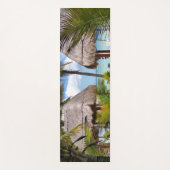 Yoga op het strand yogamat (Voorkant)