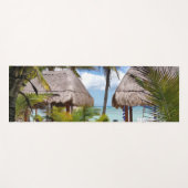 Yoga op het strand yogamat (Voorkant (horizontaal))