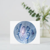 Yoga Outdoor Clouds Briefkaart (Staand voorkant)
