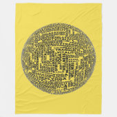 YOGA OVERTUIGINGEN FLEECE DEKEN (Voorkant)