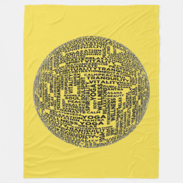 YOGA OVERTUIGINGEN FLEECE DEKEN