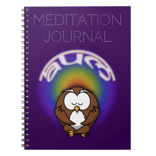 yoga owl notitieboek (Voorkant)
