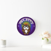 yoga owl ronde klok (Huis)