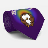 yoga owl stropdas (Opgerold)