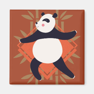 Yoga Panda Magneet
