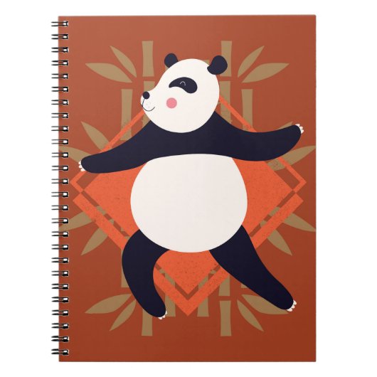 Yoga Panda Notitieboek (Voorkant)