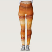 Yoga Pants Giant Cinnamon Roll Stretch Leggings (Voorkant)