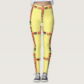 Yoga Pants Leggings Stretch Pants in Loating Memor (Voorkant)