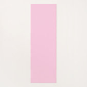 Yoga para mujer con delicadas flores sobre rosa yogamat (Achterkant)