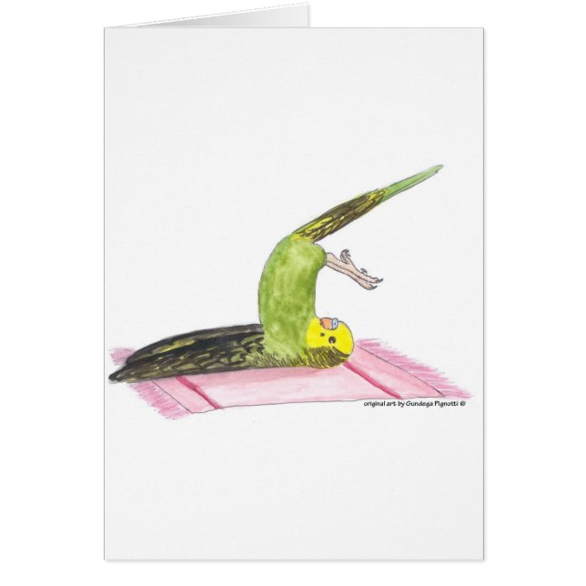 Yoga Parakeet Polopose (Voorkant)