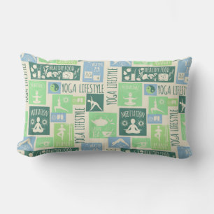 Yoga Pattern gooit kussens